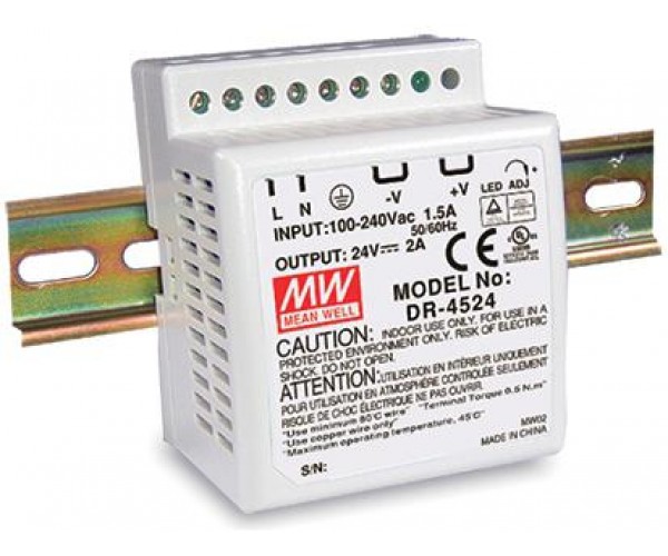 Mean Well MDR Series AC to DC Single 12V Output-42W