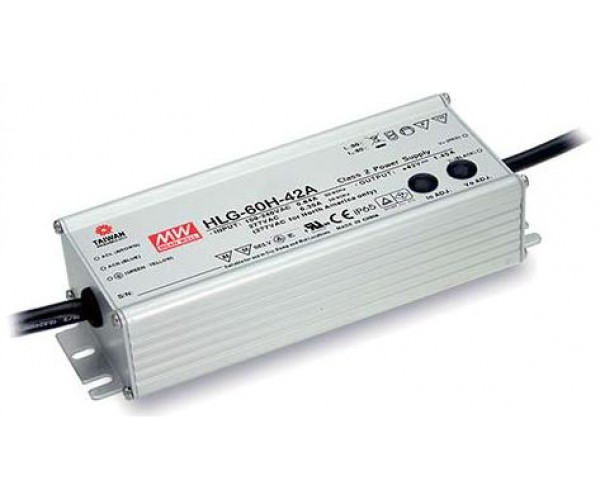 Mean Well HLG Series AC to DC Single 12V LED Driver-60W