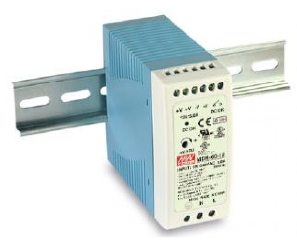 Mean Well MDR Series AC to DC Single 24V Output-60W