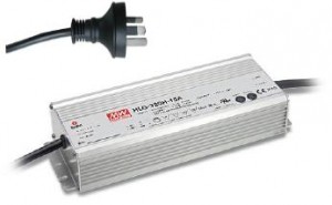 Mean Well HLG Series AC to DC Single 24V LED Driver with I/O cable-320W