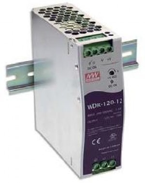 Mean Well WDR Series AC (1 or 2 Phase) to DC Single 24V Output-120W
